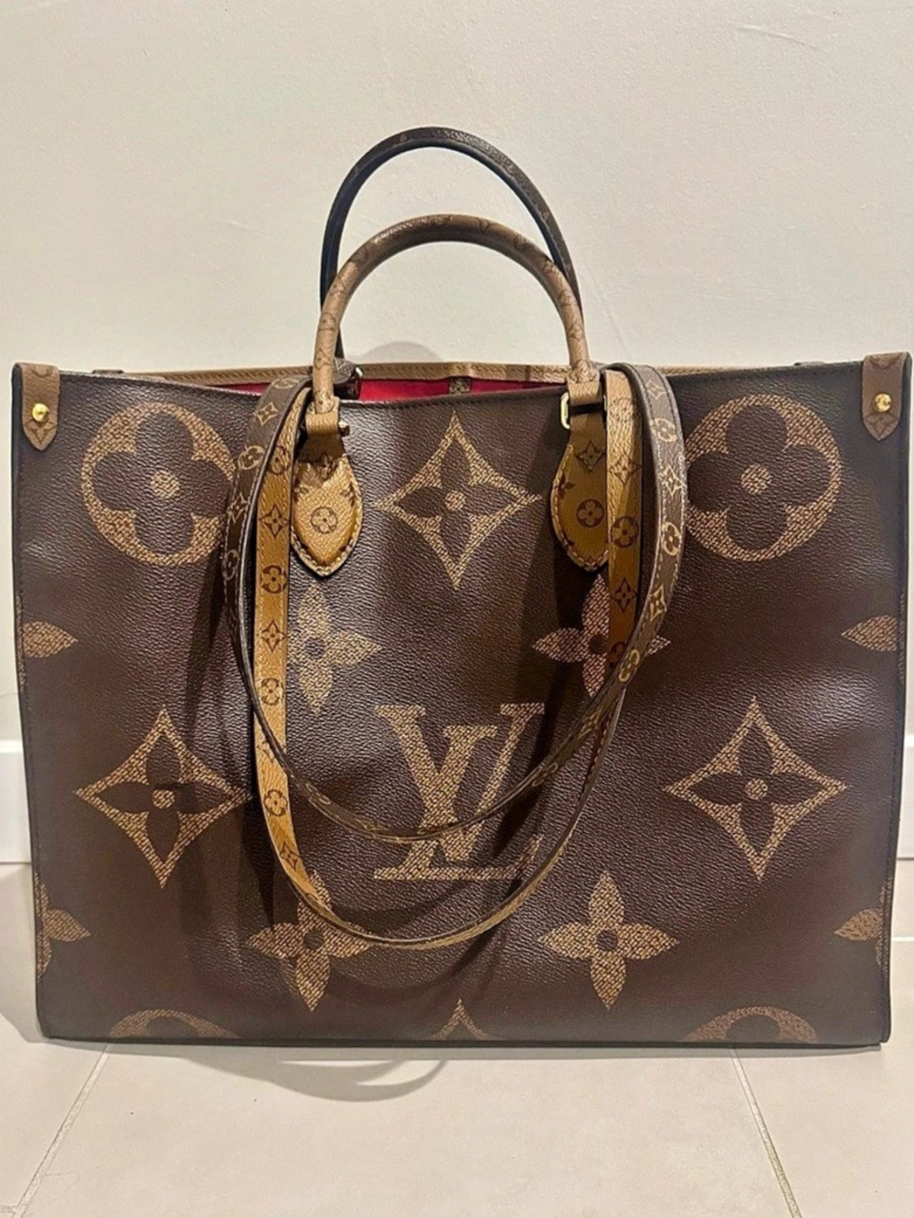 Louis Vuitton Neverfull Tote Brown